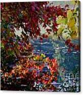 Autumn Trees And Reflections Canvas Print