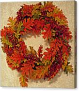 Autumn Wreath Canvas Print