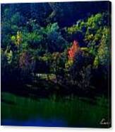 Autunno Alba Sul Lago - Autumn Lake Dawn 9749 Canvas Print