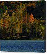 Autunno Alba Sul Lago - Autumn Lake Dawn 9897 Canvas Print