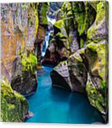 Avalanche Gorge 1 Of 4 Canvas Print