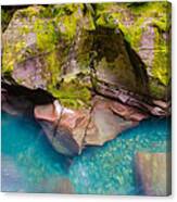 Avalanche Gorge 2 Of 4 Canvas Print