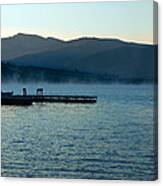 Awaiting The Sail Canvas Print