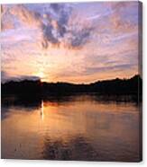 Awesome Sunset Canvas Print