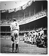 Babe Ruth Poster Canvas Print