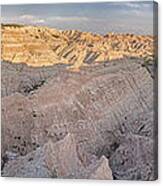 Badlands National Park Color Panoramic Canvas Print