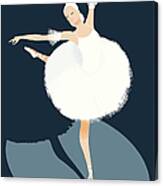 Ballerina Dancing Canvas Print