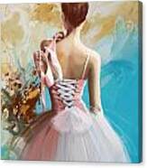 Ballerina's Back Canvas Print