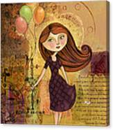 Balloon Girl Canvas Print