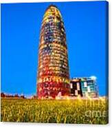 Barcelona . Agbar Tower Canvas Print