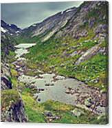 Barren Landscape Of Norway Canvas Print