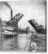 Bascule Bridge Canvas Print