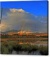 Baxter State Park Rainbow Canvas Print