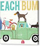 Beach Bums Truck I Canvas Print