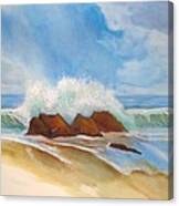 Beach Front Canvas Print