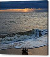 Beach Plum Island Sunrise Canvas Print