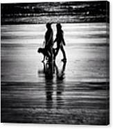 Beach Walk Reflections

#filey Canvas Print