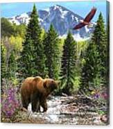 Bear Necessities Ill Canvas Print