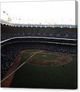 Beautiful Right Field View Of Old Yankee Stadium Canvas Print