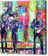 Beatles Ed Sullivan Show Canvas Print