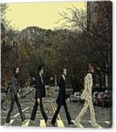 Beatles Walk New York Canvas Print