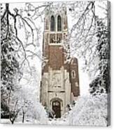 Beaumont Tower Ice Storm Canvas Print