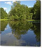 Beautiful Nature - Reflection In Water Canvas Print