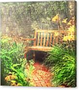 Bench - Privacy Canvas Print