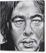 Benicio Del Toro Canvas Print