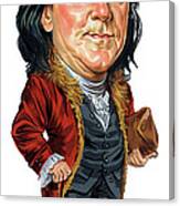 Benjamin Franklin Canvas Print