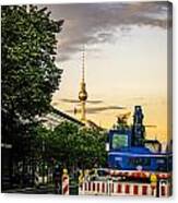 Berlin Sunset Canvas Print