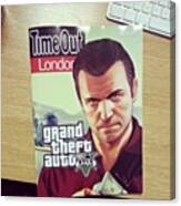 Best. Timeout. Cover. Ever. #gtav Canvas Print