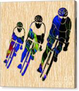 Bicycle Painting Canvas Print