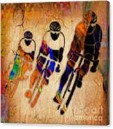 Bicycle Racing Canvas Print