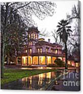 Bidwell Mansion In The Rain Canvas Print