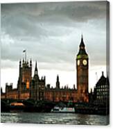 Big Ben And Houses Of Parliament Canvas Print