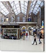 Charing Cross Station Panorama Canvas Print