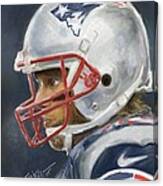 Tom Brady Big Game Portrait Canvas Print