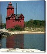 Big Red Holland Michigan Lighthouse Canvas Print