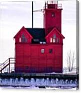 Big Red #lighthouse Canvas Print