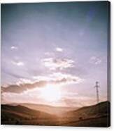 Big Sky, Sun Country. #kars #turkey Canvas Print