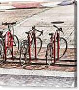 Bikes Canvas Print