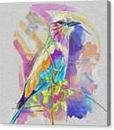 Bird On A Twig Canvas Print