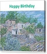 Birthday Card Of Ramni Canvas Print