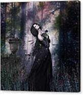 Black Rose Gothic Canvas Print