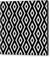 Black And White Pattern Canvas Print