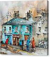 Blakes Corner Ennistymon Clare Canvas Print