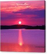 Blazing Sunset Canvas Print