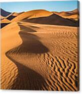 Blowing Sand - Color Sand Dune Photograph Canvas Print