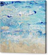 Blue Crashing Wave Canvas Print